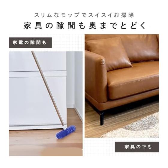 Rec Gekioki-kun High Density Brush Treloop Premium (For Floors/Stairs/Pet Hair) Reusable Dust Removal/Mop Becomes Clean When Passed Through the