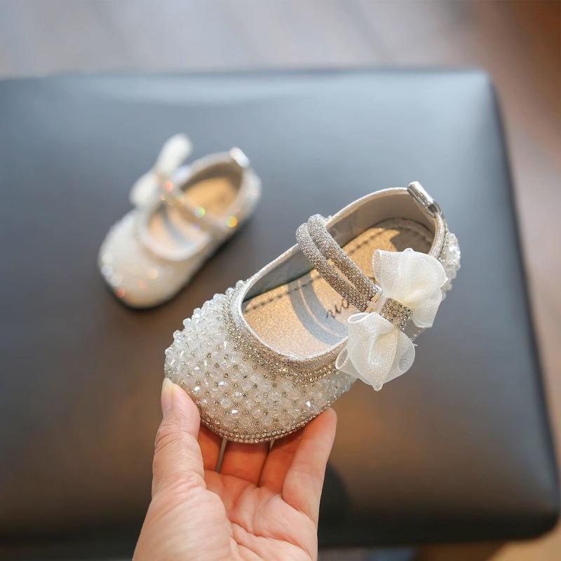Baby Girls Sparkle Bow Mary Jane Dress Shoes 15