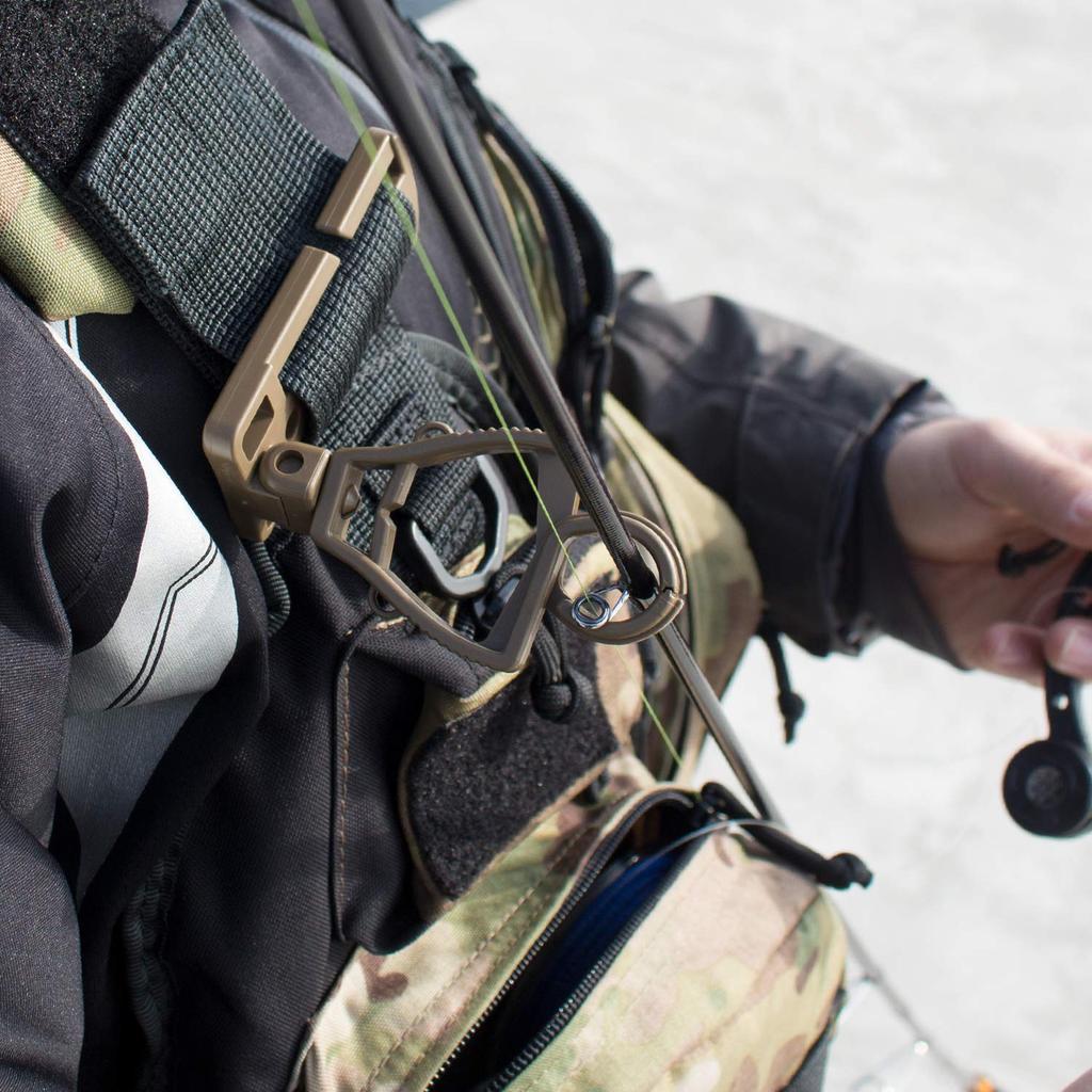 Daiichi Seiko MC Multi Clipper Dark Earth Carabiner Fishing