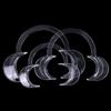 5Pcs Transparent Dental C-Shape Plastic Cheek Retractor Lip Mouth Opener Intraoral Dentist Orthodontic Tool For Tooth Whitening