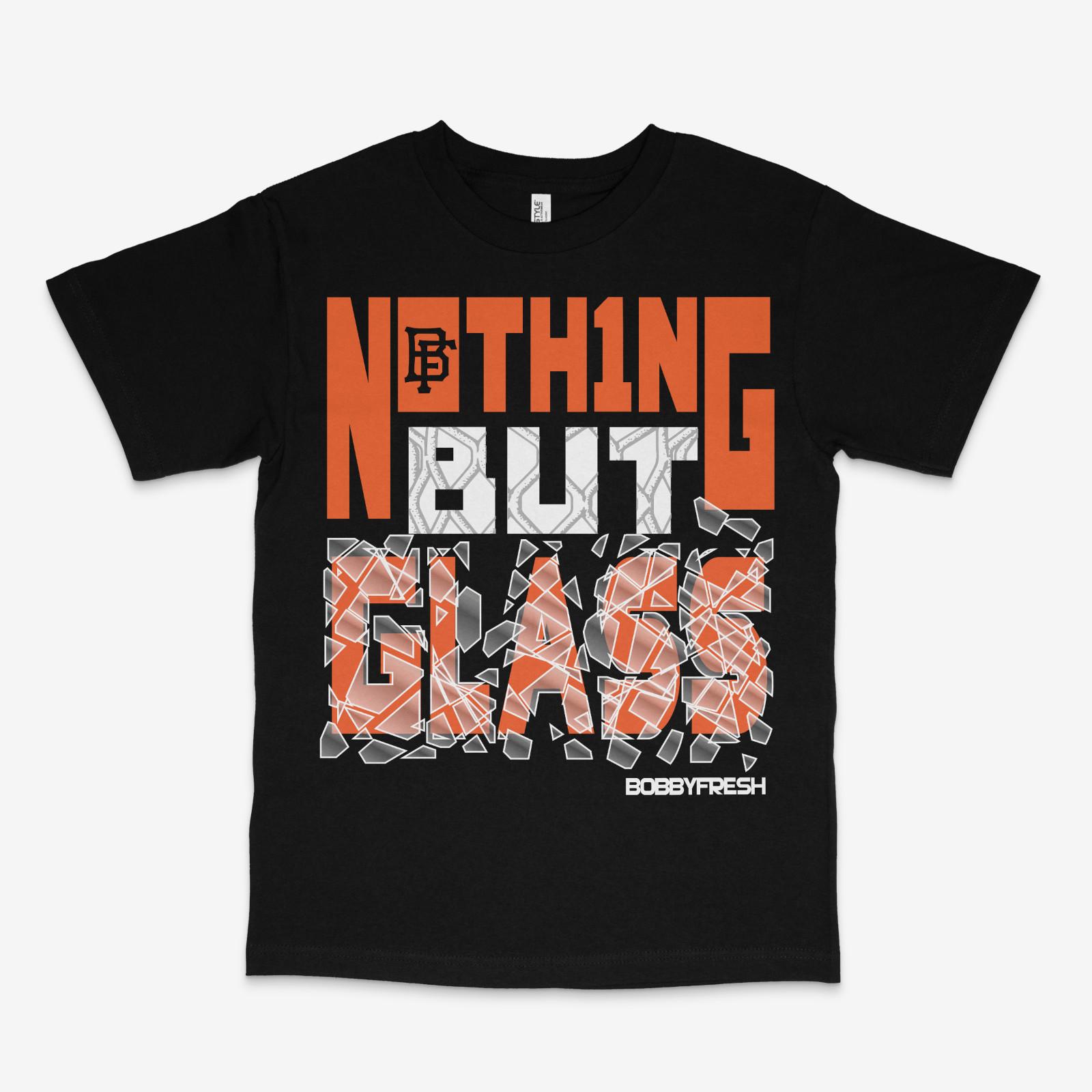 

Nothing But Shattered Glass Black Tee 5XL різнокольоровий