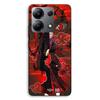 Phone Case - MANIACASE - Xiaomi Redmi Note 13 4G - TPU Silicone - Itachi Uchiha (demon Slayer) - Red Front