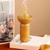 Harz Glitter Basis Räuchergefäß Ausgeschnitten Luxus Räucherdiffusor Dekorativ Arabischer Stil Aromatherapie Brenner Wohnzimmer