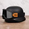 German Army Helmet Motorcycle Helmet Men's and Women's Half Helmets Soldiers Summer Personality Helmet Cruise Locomotive