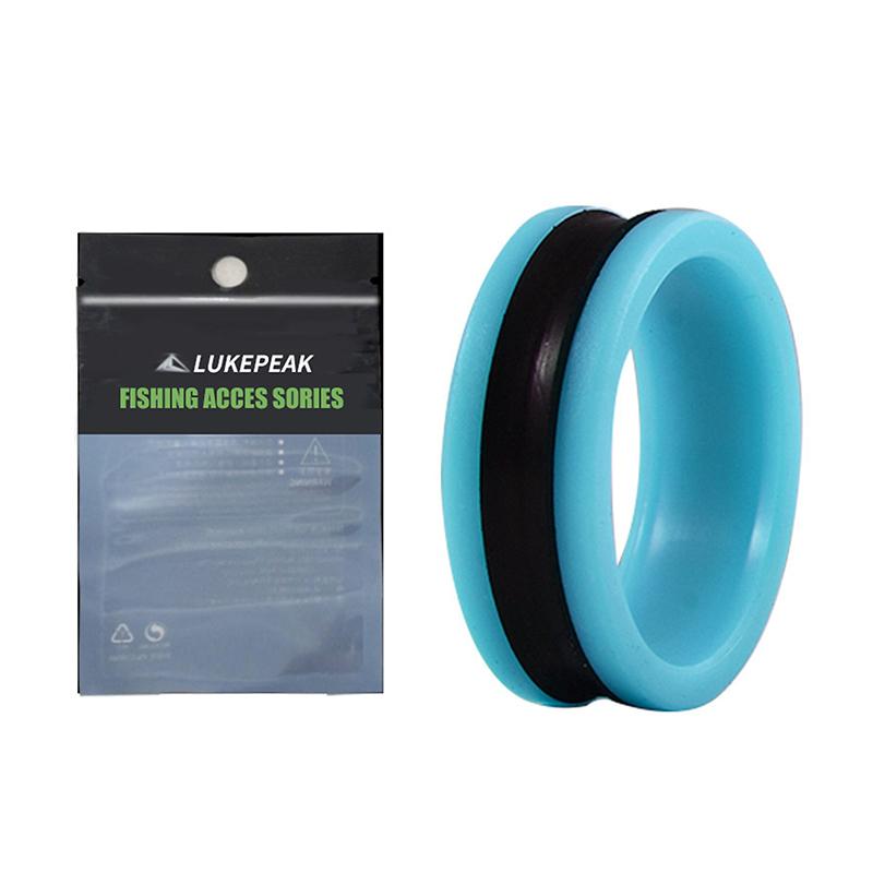 1/2Pcs Fishing Line Puller Anti-Slip Rubber Ring Portable Line Pull Loop Aluminum Alloy Fishing Tackle Tool Fishing Equipment