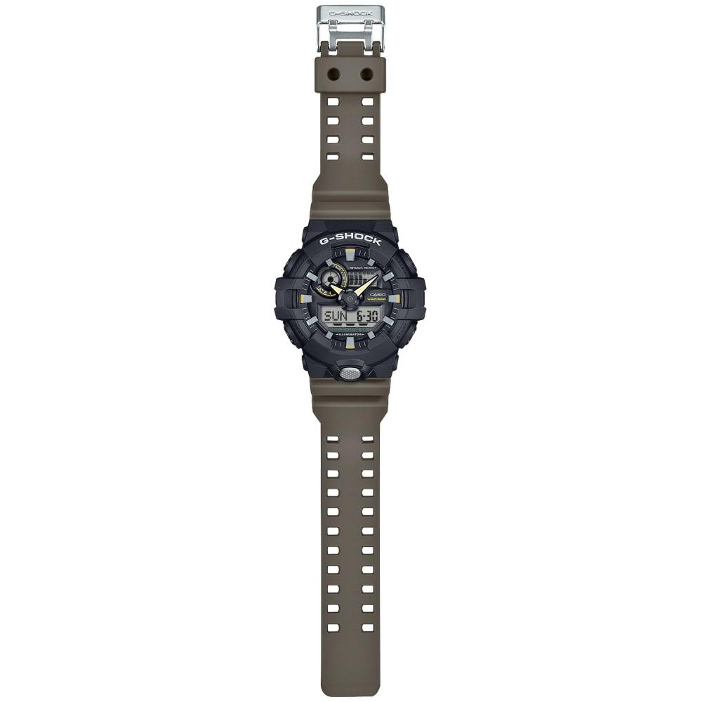 [Casio] G-Shock WatchTwo Tone Utility Colors Series GA-710TU-1A3JF Men's Olive Green