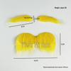 Yellow Old Man Beard and Mustache Party Costume Set