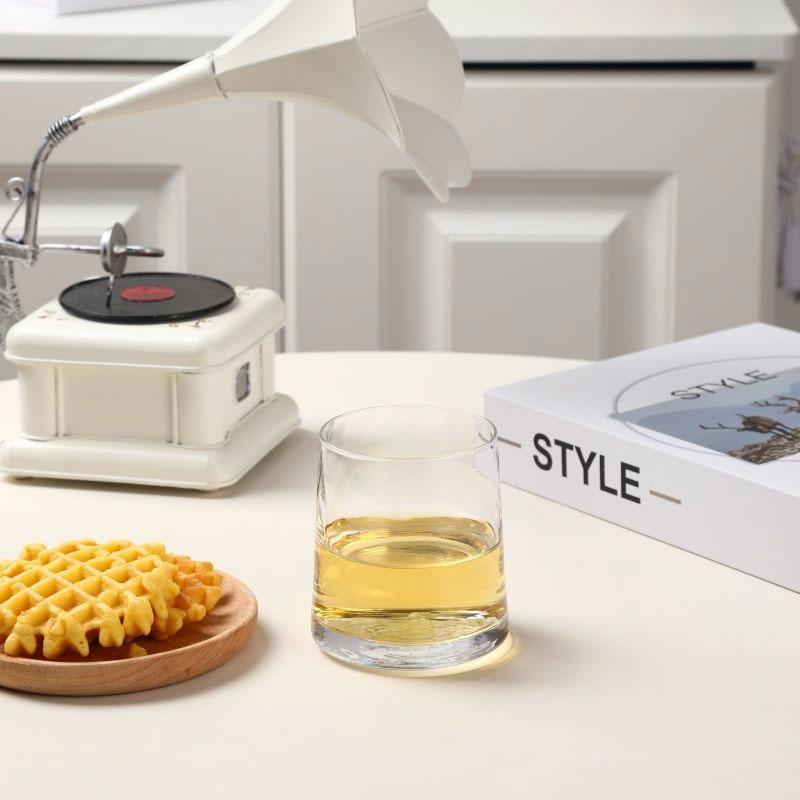Household Cocktail Glass 250ml Drinkware Cups Lemon Water Mug Heat Resistant Tea Cup Modern Whiskey Glass Juice Beverage Mugs