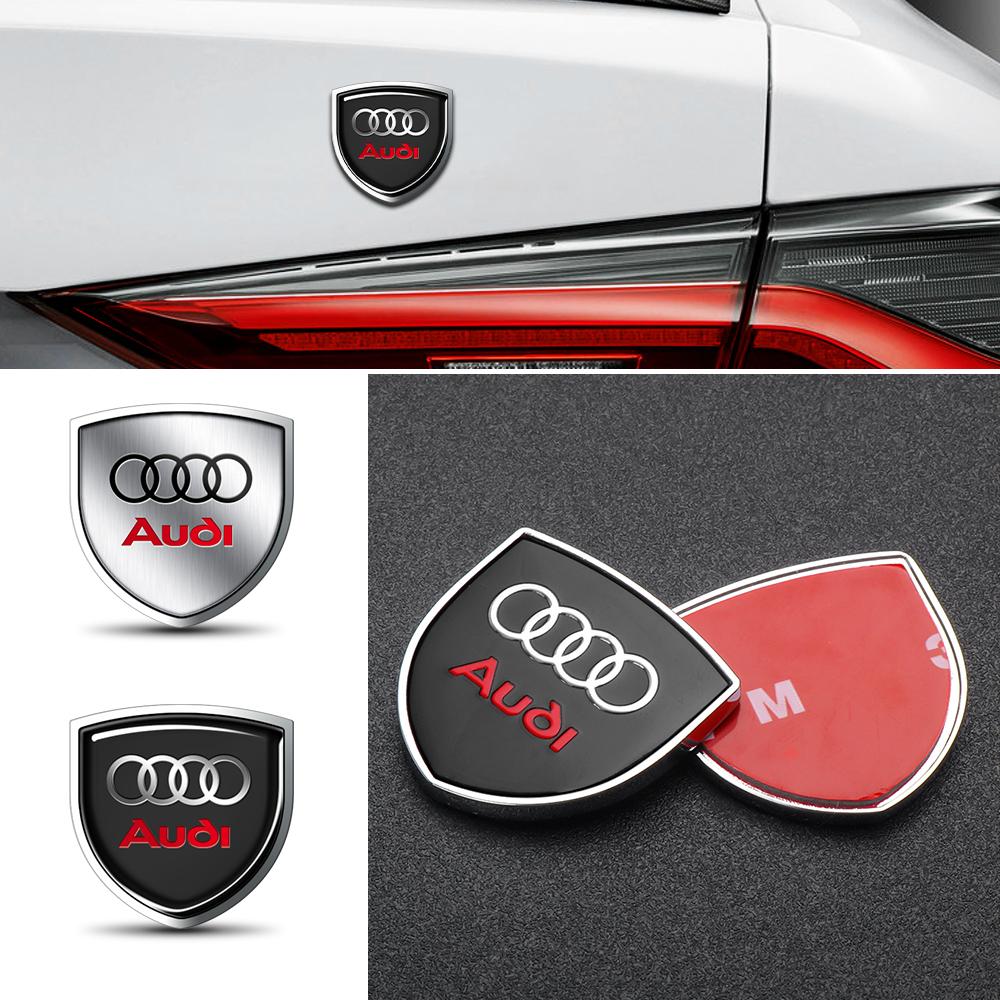 3D Metal Car Badge Body Trunk Sticker Emblem Decoration Decal For GW4 S Line A3 B7 A1 A4 B8 8P B9 8V Q7 A5 A6 Q5 Q3 Accessories6DS