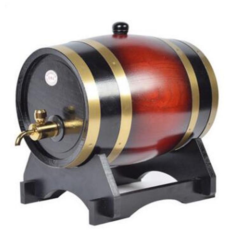 Holzfass für Rotwein oder Bier - Kiefer Eiche Horizontal Dekor