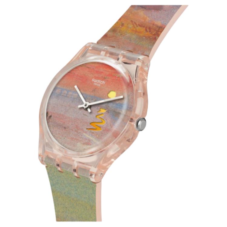 Swatch Unisex 34mm Red Watch SO28Z700 SO28Z700
