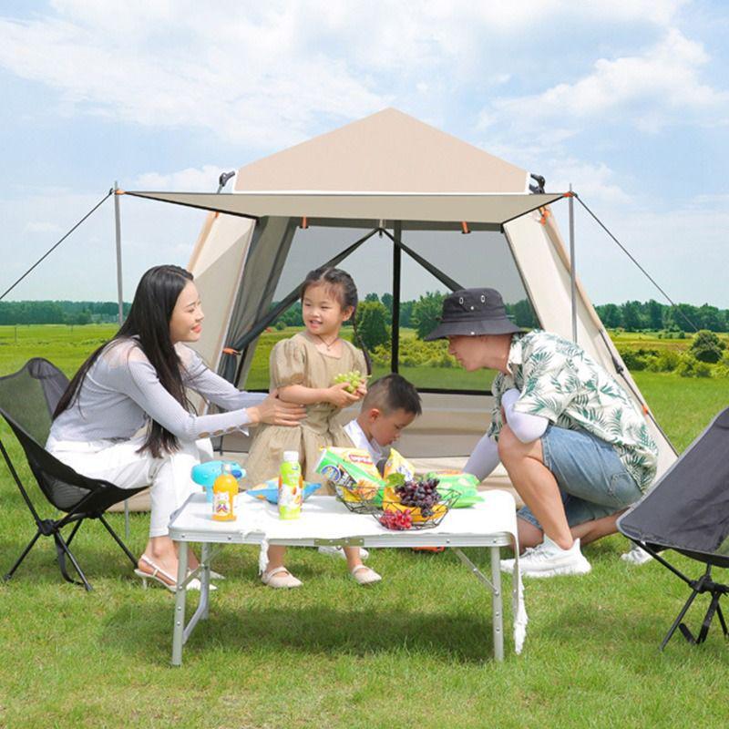 Portable Folding Outdoor Tent: Waterproof, Sunproof, Thickened for Camping and Picnics