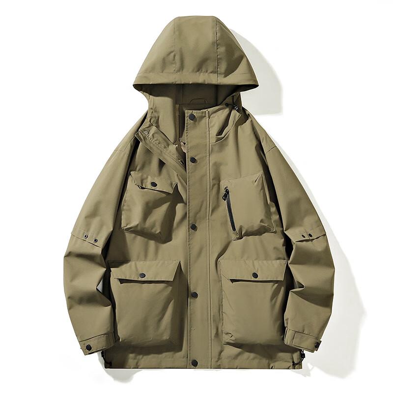 OLOMM Women s Detachable Waterproof Windproof Outdoor Jacket S-4XL