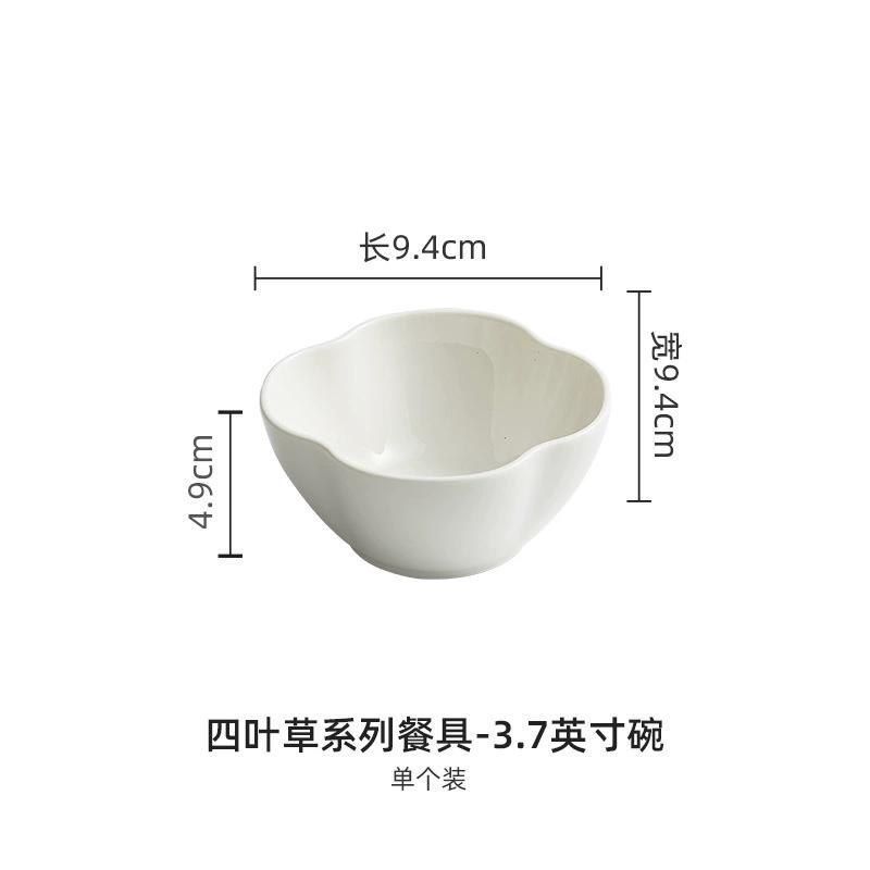 Solid Color Irregular Ceramic Bowl Soup Bowl Plate Kitchen Tableware Spaghetti Bowls Home Cooking Specialty Tableware 2025 New