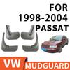 Autó Első Hátsó Sárvédő Sárfogó Készlet VW Passat B5 B5.5 1998-2004 2003 2002 2001 2000 1999 Sárvédők Fröccsenésvédők Sárvédő