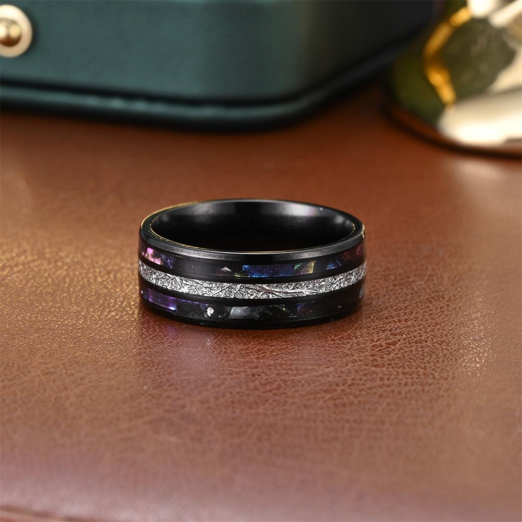 A 1pc Stylish, Versatile, Simple and Durable Titanium Steel Design Ring
