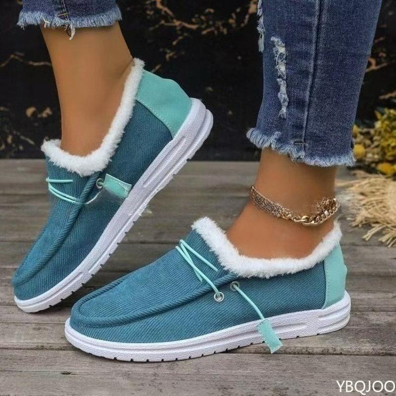 2025 Large Size Winter Fashionable Cotton Padded Thick Short Women's Boots for Outdoor Warmth and Versatile Women's Cotton Boots