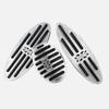 MAZERO BMW MINI Pedal Covers Dedicated Pedal Covers for Mini Cooper Crossover Clubman Interior Custom Parts Aluminum Pedals Fits R61 No Tools Required
