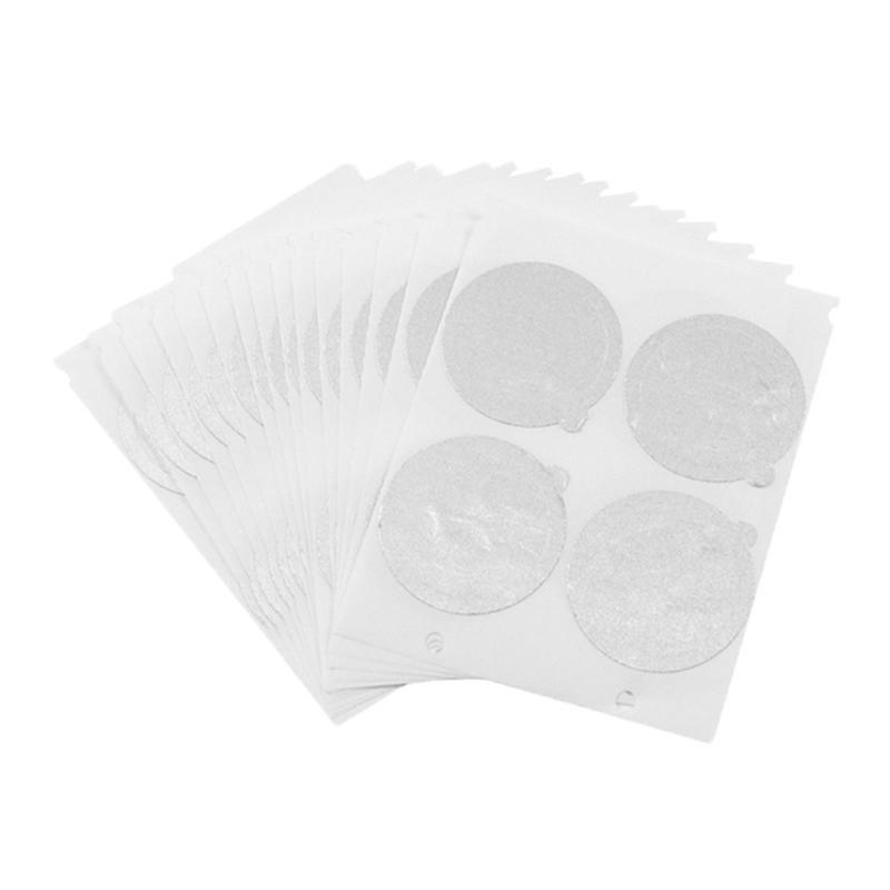 A04V 1000Pcs Adhesive Aluminum Foil Lids Seals Stickers For Filling Disposable Empty Nespresso Coffee Pod Reusable Cover 37Mm