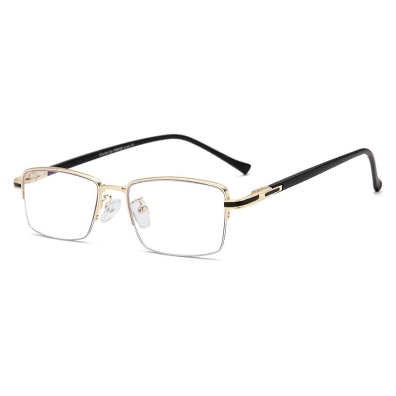 

Square Glasses Women Men Half Metal Eyeglasses Myopia Optical Spectacles Ladies Clear Glasses 0 -0.5 -1.0 -2.0 To -6.0 0