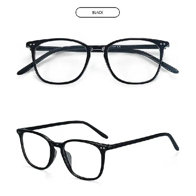 ZENOTTIC Casual Square Optical Prescription Eyeglasses Frames Unisex Ultralight Acetate All Day Comfort Spectacle Frame