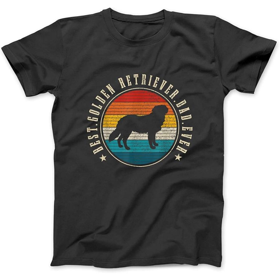 

Mens Best Golden Retriever Dad Ever Funny Dog Owner Vintage T-Shirt NVY Mens Womens Unisex Longsleeve Tank Top Hoodie XXXXXL чорний
