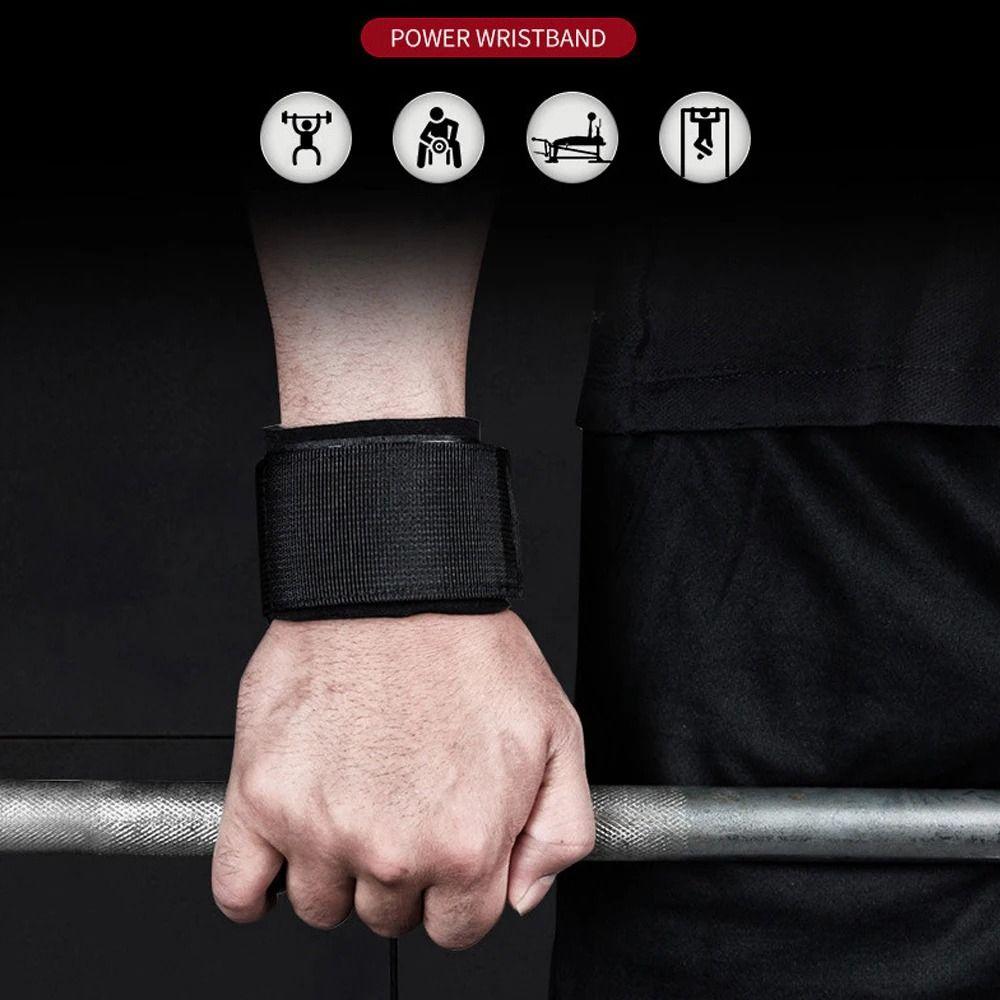 Adjustable Steel Hook Grips Strap Pull-up Wrist Support Lift Straps Dumbbell