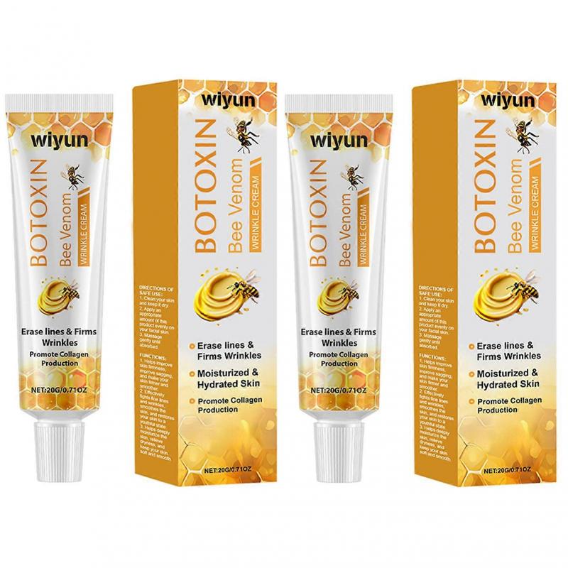 2025 New Bee Venom Wrinkle Removal Cream, Bee Venom Skin Treatment Lotion, Anti-Aging Firming Cream for All Skin Types Less