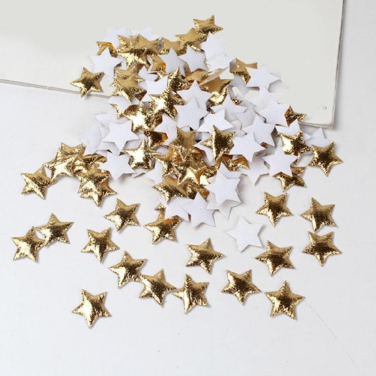 5 Packs Star Patches Iron on Patches Glittering Star Appliques Decorative Patches for Party Holiday