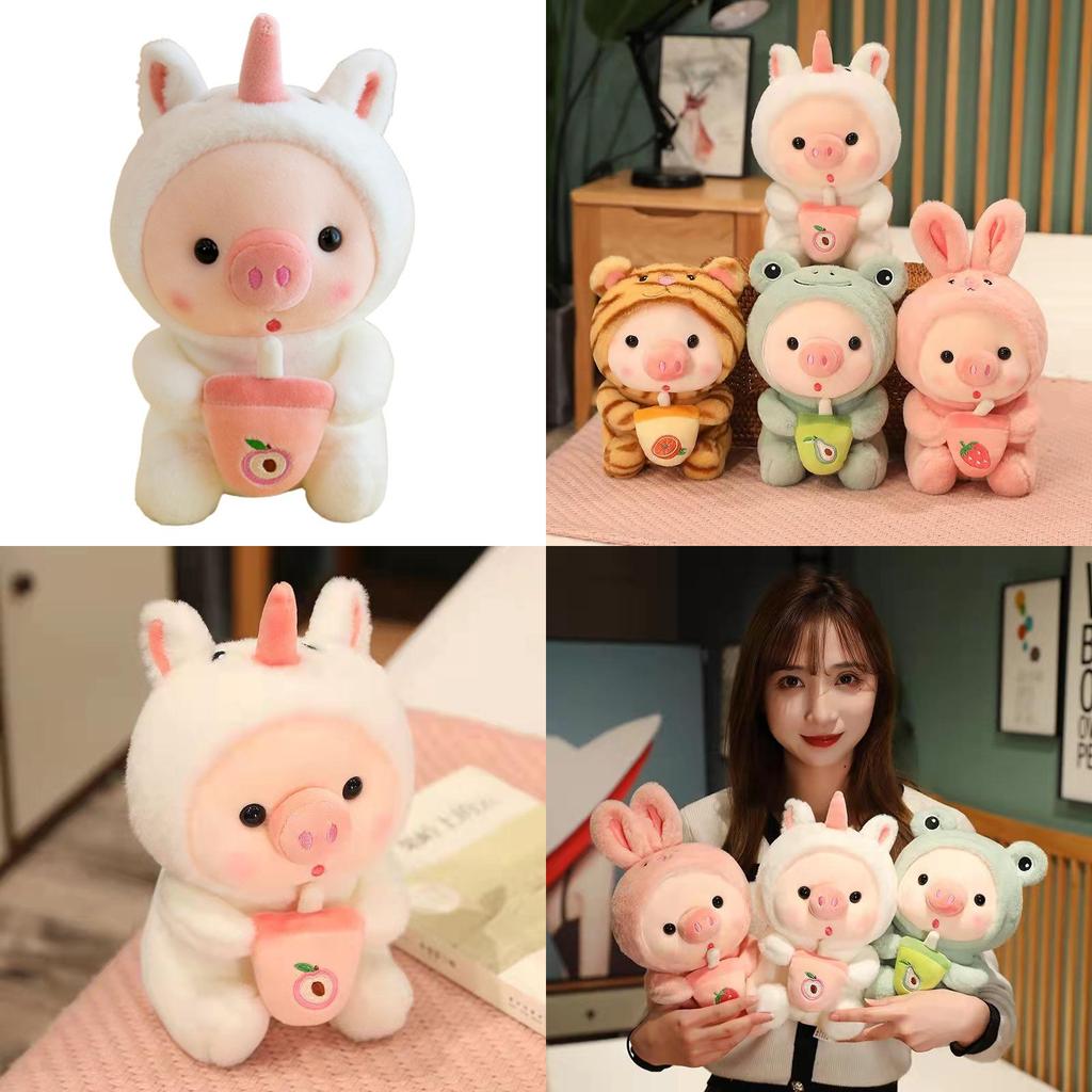 Cute Milk Tea Pig Plush Toy Wholesale-becoming Pig Doll Stuffed Animal For Cross-border Piglet Lovers