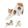 Realistic Cat Figurine Educational Lifelike Cute Simulated Cat Model Toy for Children Room Desk