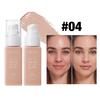 8 Shade Liquid Foundation with Long Lasting Oil Control Concealing Hydrating Lightweight Fine Texture and Non Cakey 1PCS