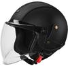 3C Certified Retro Motorcycle Half Helmet, Unisex Leather 3/4 Helmet, All-Season Warm Safety for Motorbikes & Electric Vehicles.
