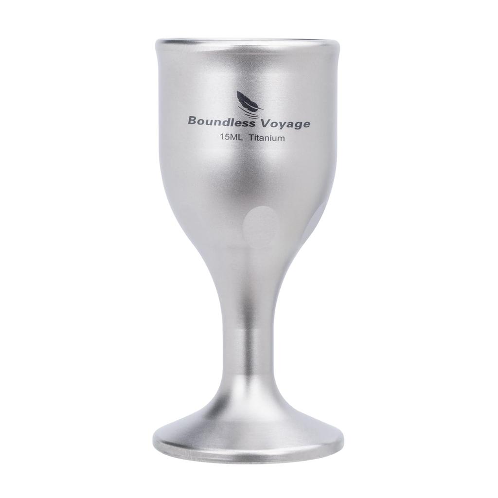 Boundless Voyage Titanium 15ml Shot for Western and Baijiu Perfect for and Stylish sake A great gift for and Goblet, Capacity, Glass, Sake, Liquor,