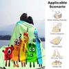 1pc Blanket Numberblocks3 Print Design, Lightweight Blanket for Sofa, Bed- Soft &Warm, Gift for All Seasons like Christmas, Halloween