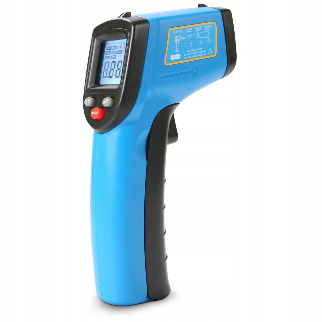 Set Of 10 Laser Pyrometer -50+400°C Emissivity
