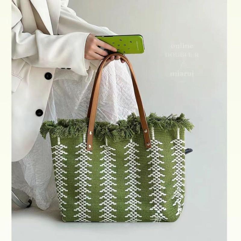 IELGY simple and popular shoulder large-capacity versatile bag, canvas bag