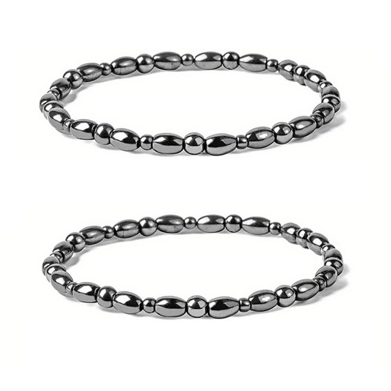 

2шт браслет из камня, браслет из бисера, женские креативные подарки и браслет на щиколотку чёрный