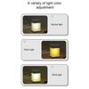 Kleurrijk Sfeerlicht voor Nachtkastje USB Nachtlampje Oplaadbaar Outdoor Mini Campinglampje met Haak