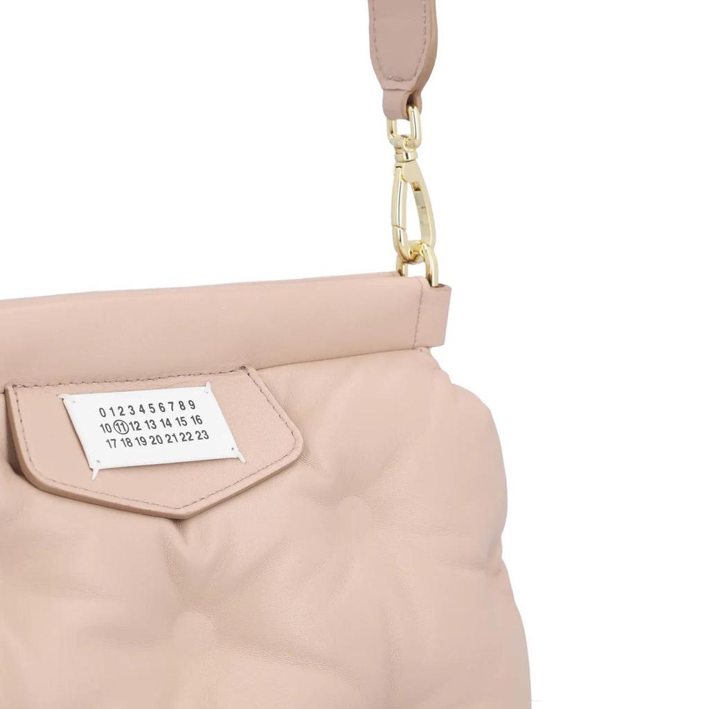 Maison Margiela Digital Signage Calfskin Crossbody Shoulder Bag Women Bags Pink SB1WG0028P4300T4310