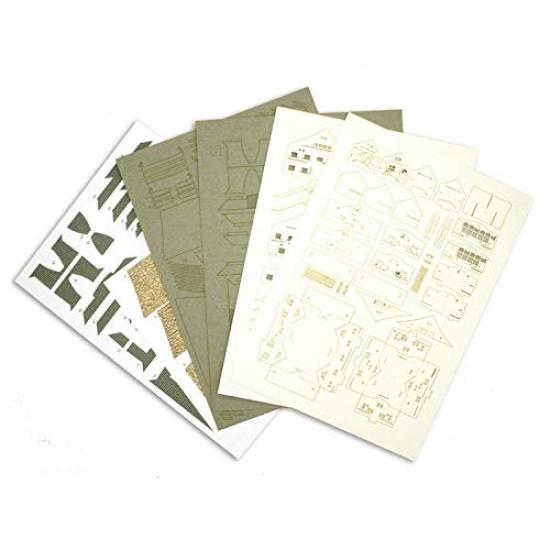 Sankei Miniature Art Kit Famous Castle Series National Treasure Himeji Castle Papercraft 1/300 MK04-07
