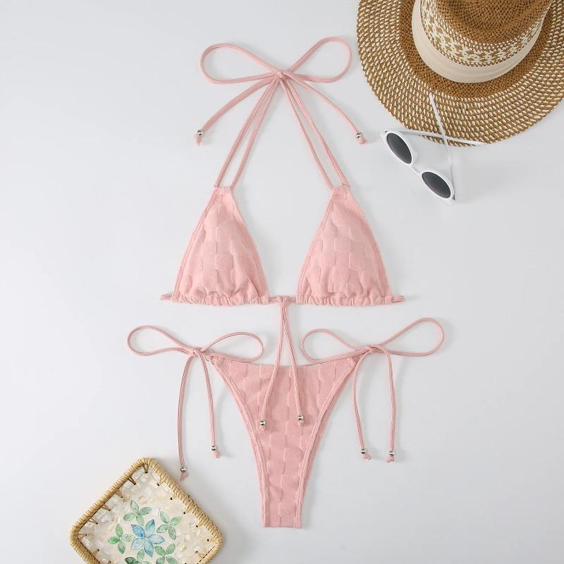 Sexy Triangle Bikini Women's Swimsuit 2026 Swimwear Micro Thong Bikinis Sets Trend Two-piece Bathing Suit for Female Beach Wear
