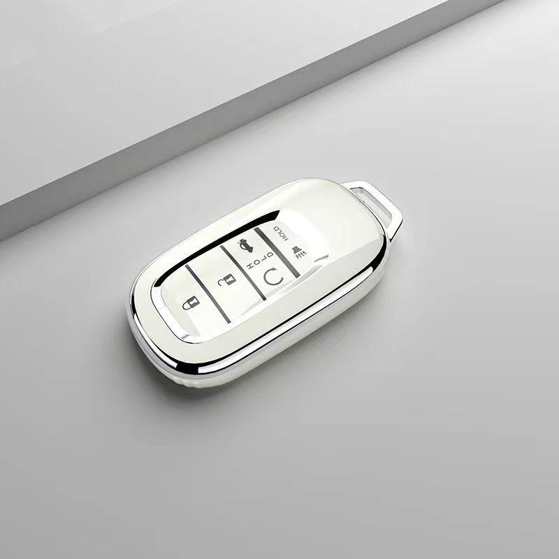 New Soft Tpu Car Case Cover Protective Case For Honda Civic Accord Hr-V Cr-V Crv    5Buttons Car Key Bag Accessories