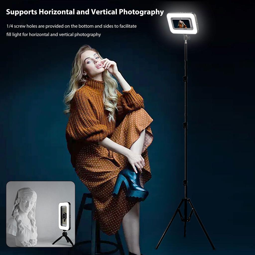 RGB Handheld Fill Light Portable Magnetic Phone Selfie Live Streaming Photography Lamp