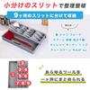Cutlery Case, Divider, Storage, Chopstick Holder, Drawer, Kitchen Organizer, Holder, Tray, Diagonal, Expandable, Gray