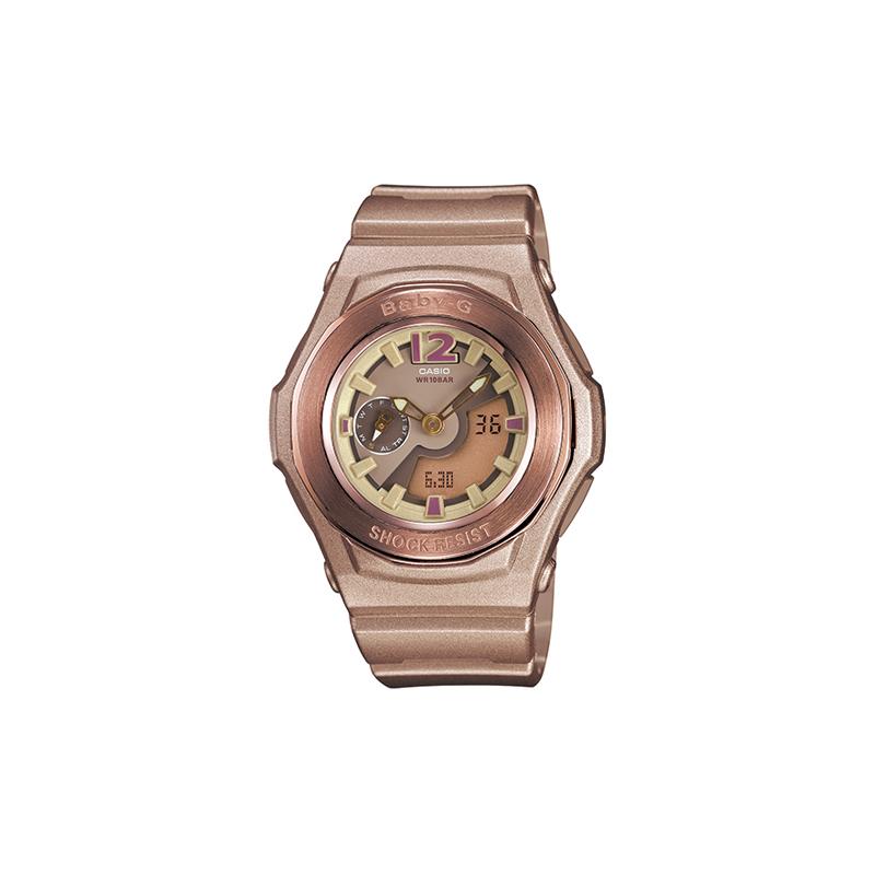 

Casio BABY-G Quartz Movement Resin Stainless Steel Strap Japanese and Korean Watch Women s Watch Brown Dial BGA-141-5B2