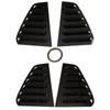 For Volkswagen Golf 7 MK7 7.5 GTI GTD R R-Line 2013-2020 Rear Side Window Louvers Air Vent Scoop Shades Sticker Car Accessories