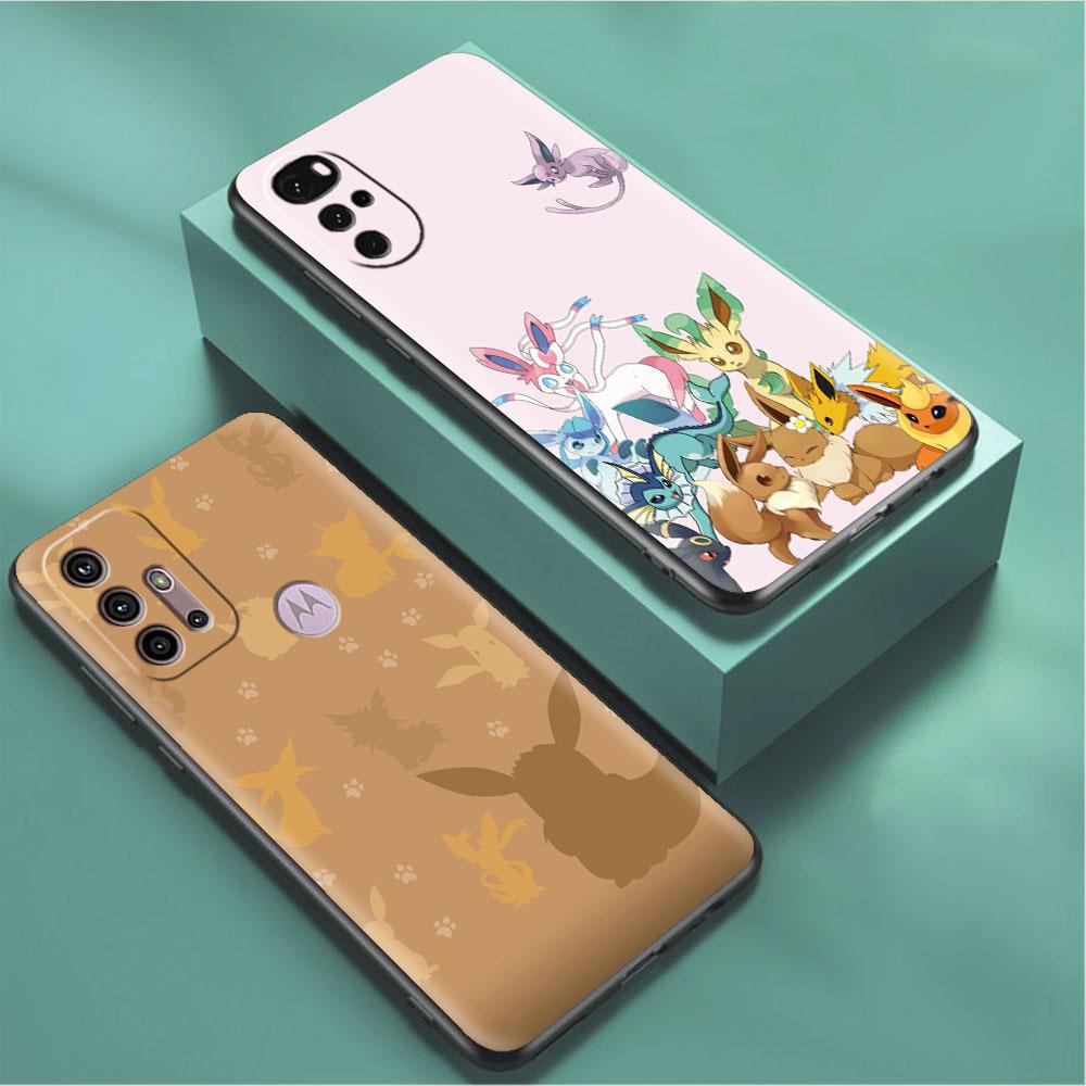 Pokemon-Anime Phone Case For Motorola G30 One Fusion Plus G9 Play G8 Power Lite G60 G50 E6s Edge 20 Pro Shockproof Cover Lunda