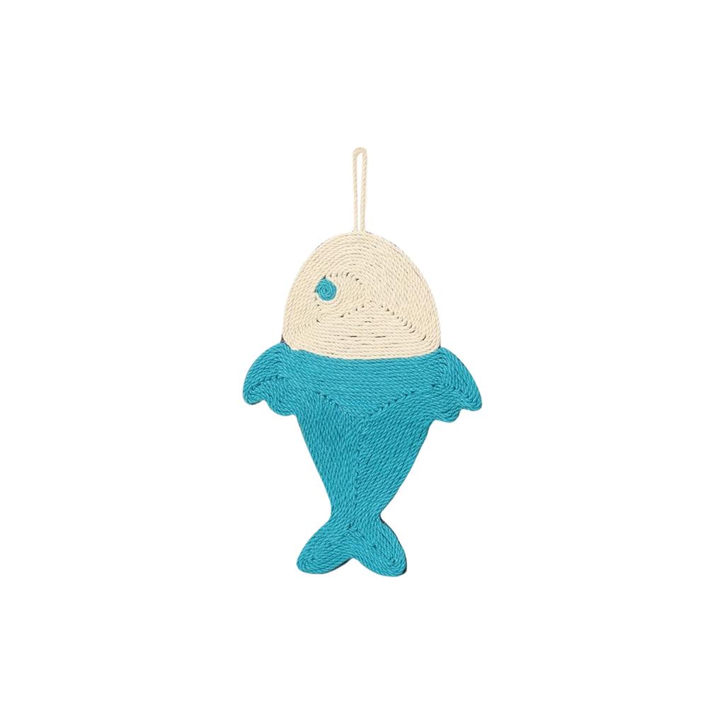 Wall-Mounted Sisal Cats Scratching Pad, Vertical Cats Scratcher With Interactive Sound Balls, Non-Shedding Furniture Protector For Indoor Cats