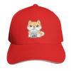 Shiba Inu Bubble Tea Shirt Women Boba Tea Dog Bubble Tea TShirt Baseball Cap Brand Unisex Cap Sun Hat Womens Beach Visor Unisexs